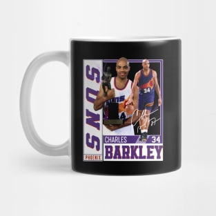 Charles Barkley The Chuck Basketball Legend Signature Vintage Graphic Retro Bootleg Style Mug